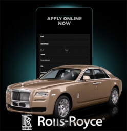 Online Insurance Application for Rolls-Royce